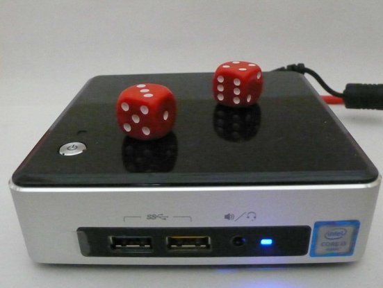 Intel NUC (NUC6i3SYK with 32GB Ram and a 256GB SSD)